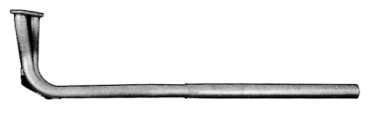 Front exhaust pipe / downpipe (45.45.01), Lancia β ...